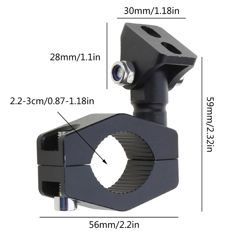 50JA мотоциклетные светодиодные фары зажимы кронштейны зажим для трубки крепление