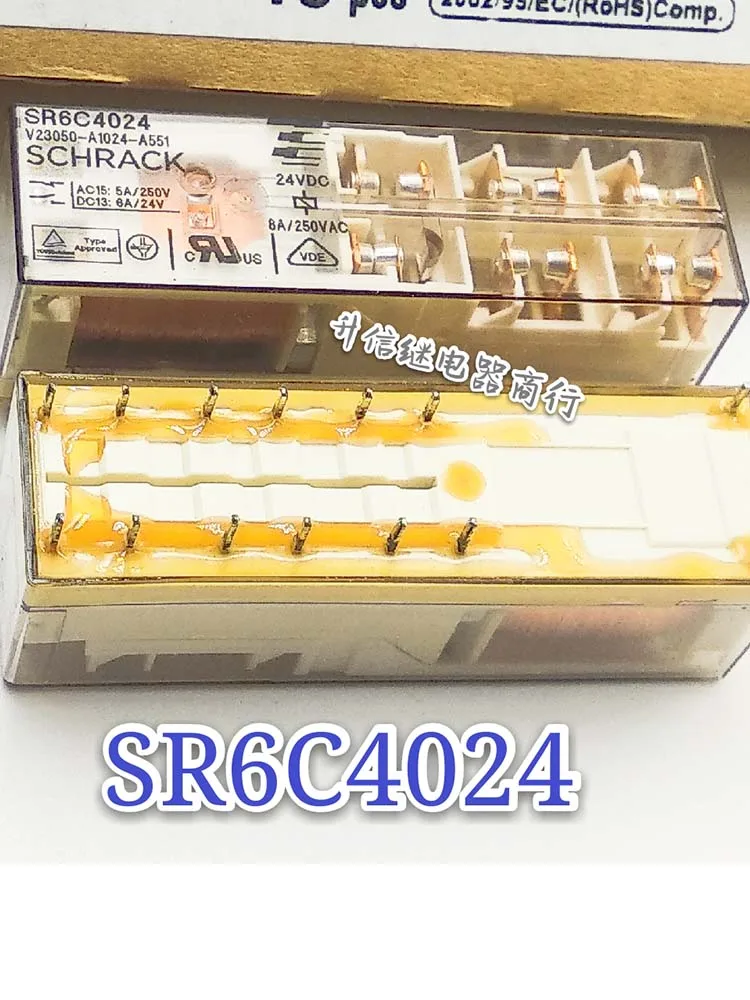 Реле SR6C4024, 2 шт., 24 В постоянного тока