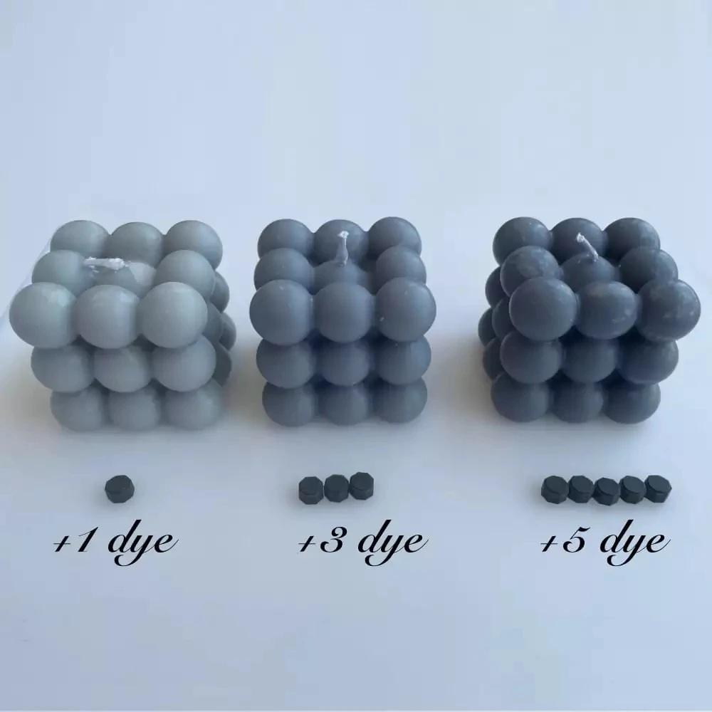12-цветная свечная краска сделай сам разноцветный пигмент хлопья соевый воск
