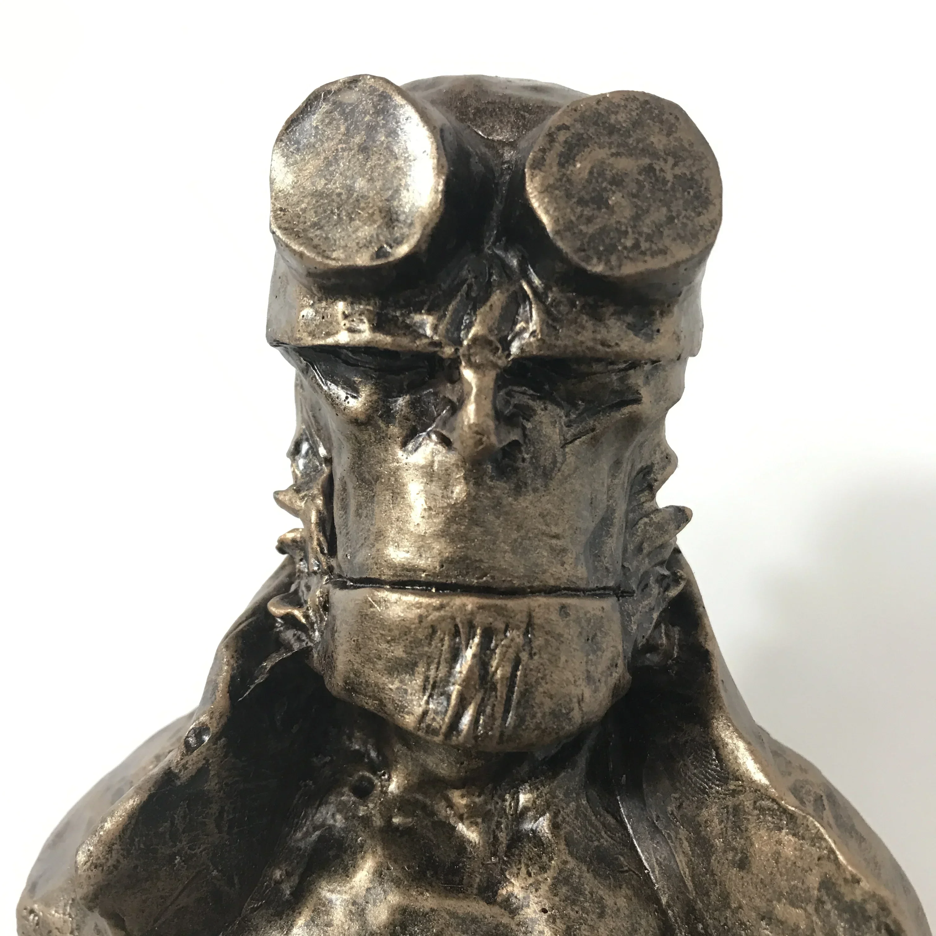 22 см HELLBOY Hell Baron статуя половины тела из смолы имитация бронзовой подвески модель