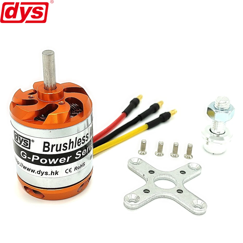 DYS Brushless Motor D3548 790KV 900KV 1100KV Suitable for Fixed-Wing Helicopters and Multi-Axis Aircraft