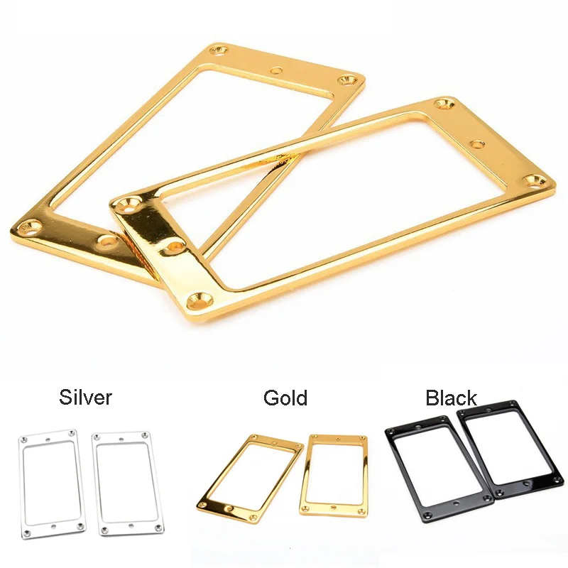 

1 Pair For Guitar Humbucker Frame Brass Pickup Rings For LP Guitar Useful Accessories Guitar Pickup Rings