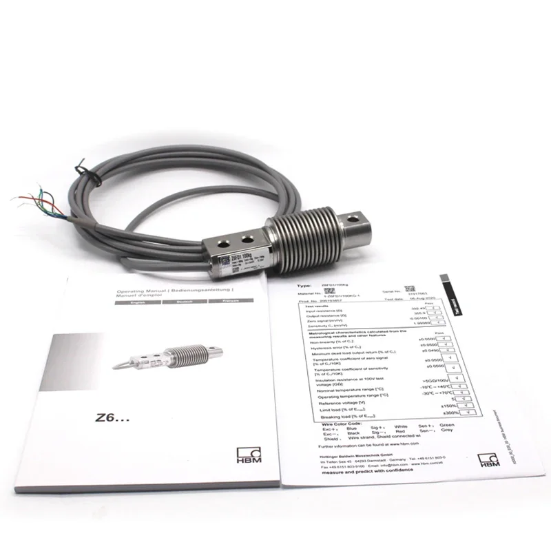 Немецкий датчик сильфона HBM Z6FD1- 5/10/20/30/50/100/200/500 кг/1 т сварочное уплотнение