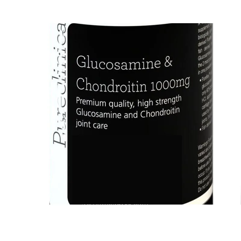 

Glucosamine and chondroitin 90% Promote join t bone health 1bottle= 1,000mg*180p