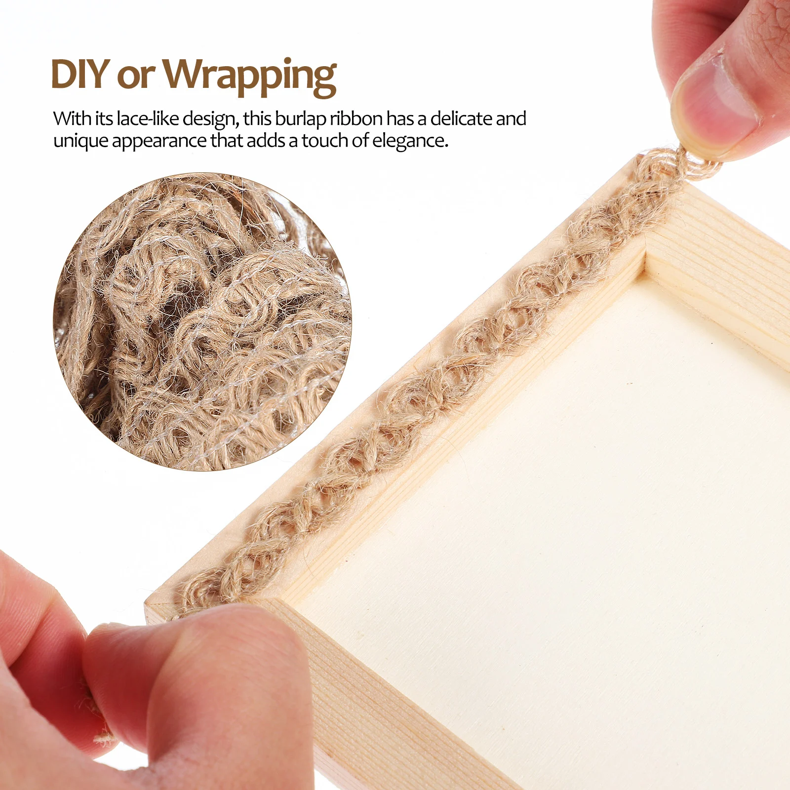 2 рулона украшение для букета веревка мешковина кружевная лента подарочные ленты