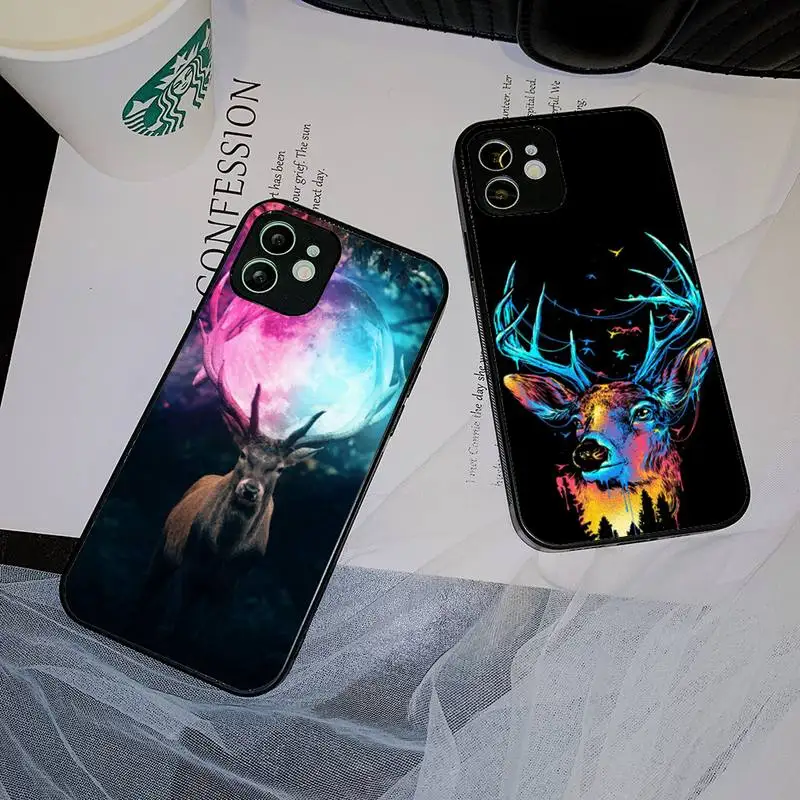 

Reindeer Elk Phone Case For Samsung Note 8 9 10 20 Case For Note10Pro 10lite 20ultra M20 M31 Funda Case