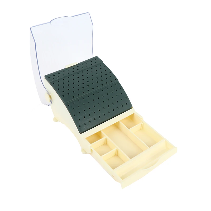 

Dental Box with Drawer 142 Holes Odontologia Bur Block Holder Autoclave Sterilizer Case Disinfection Box Holder Dentistry Tool