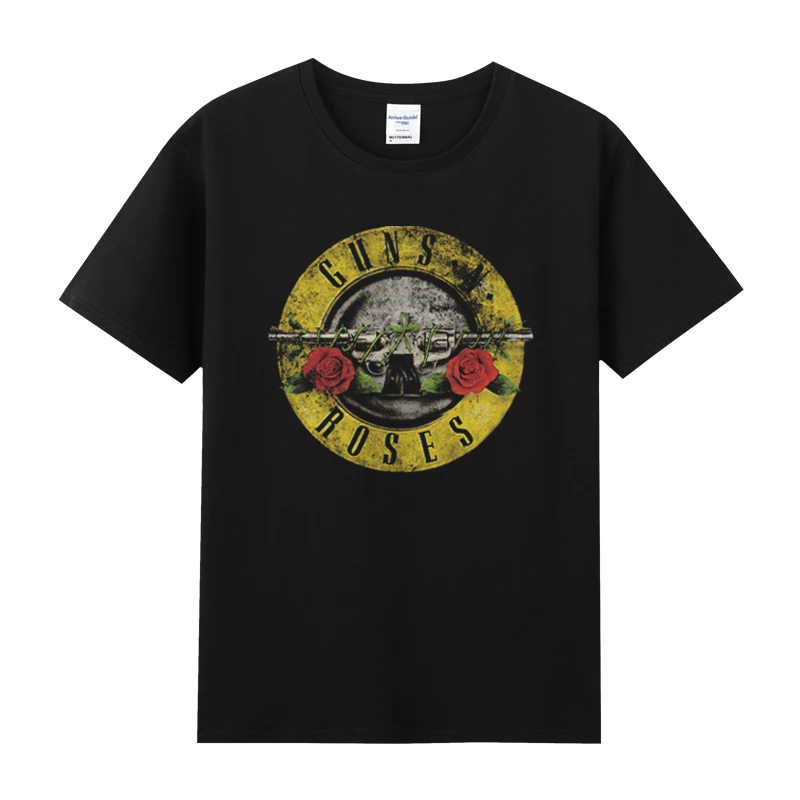 

Футболка Мужская/женская с принтом Guns n'roses, летняя модная футболка в стиле Харадзюку