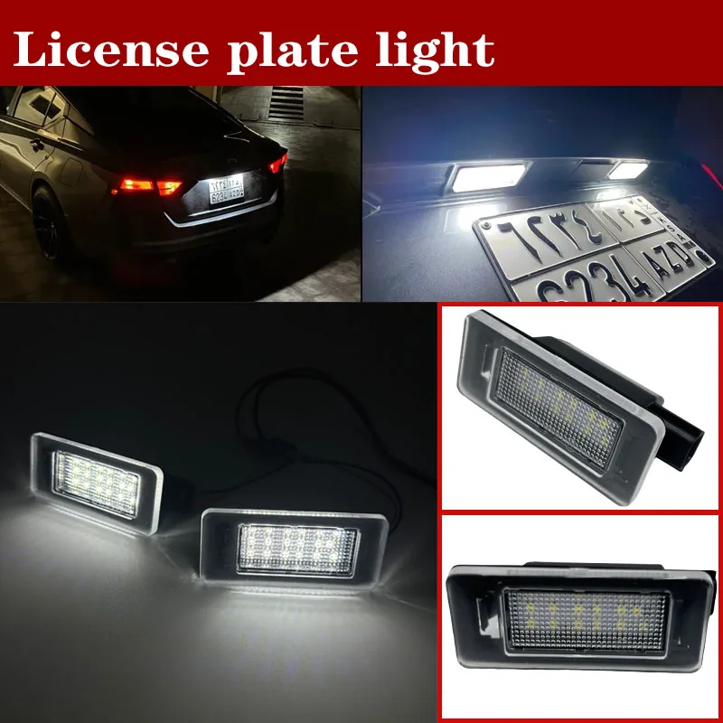 Светодиодные фонари номерного знака для Nissan Serena C27 2016- Altima 2019- Suzuki Landy Dacia Duster 2017-