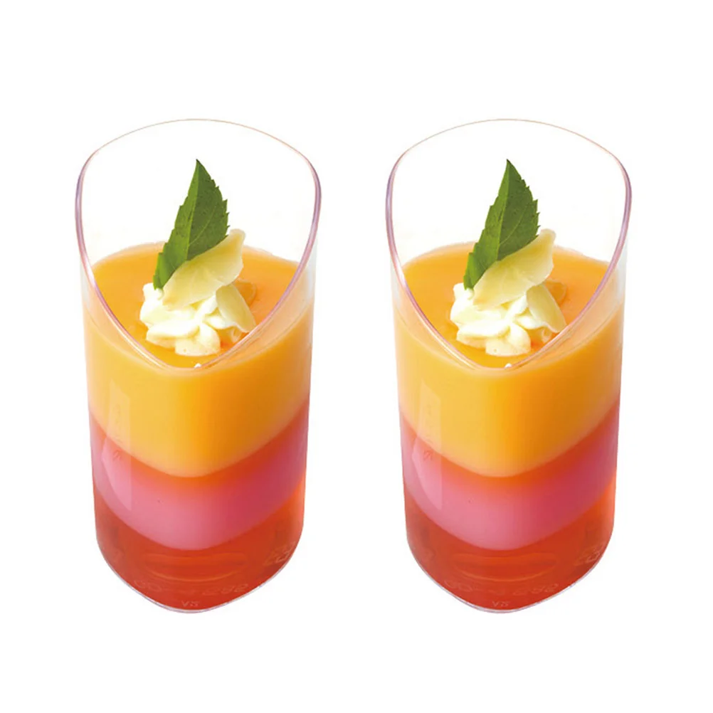 

Dessert Cups Cup Mini Parfait Small Serving Appetizer Pots Transparent Glass Pudding Mousse Bowls Shot Glasses Bowl