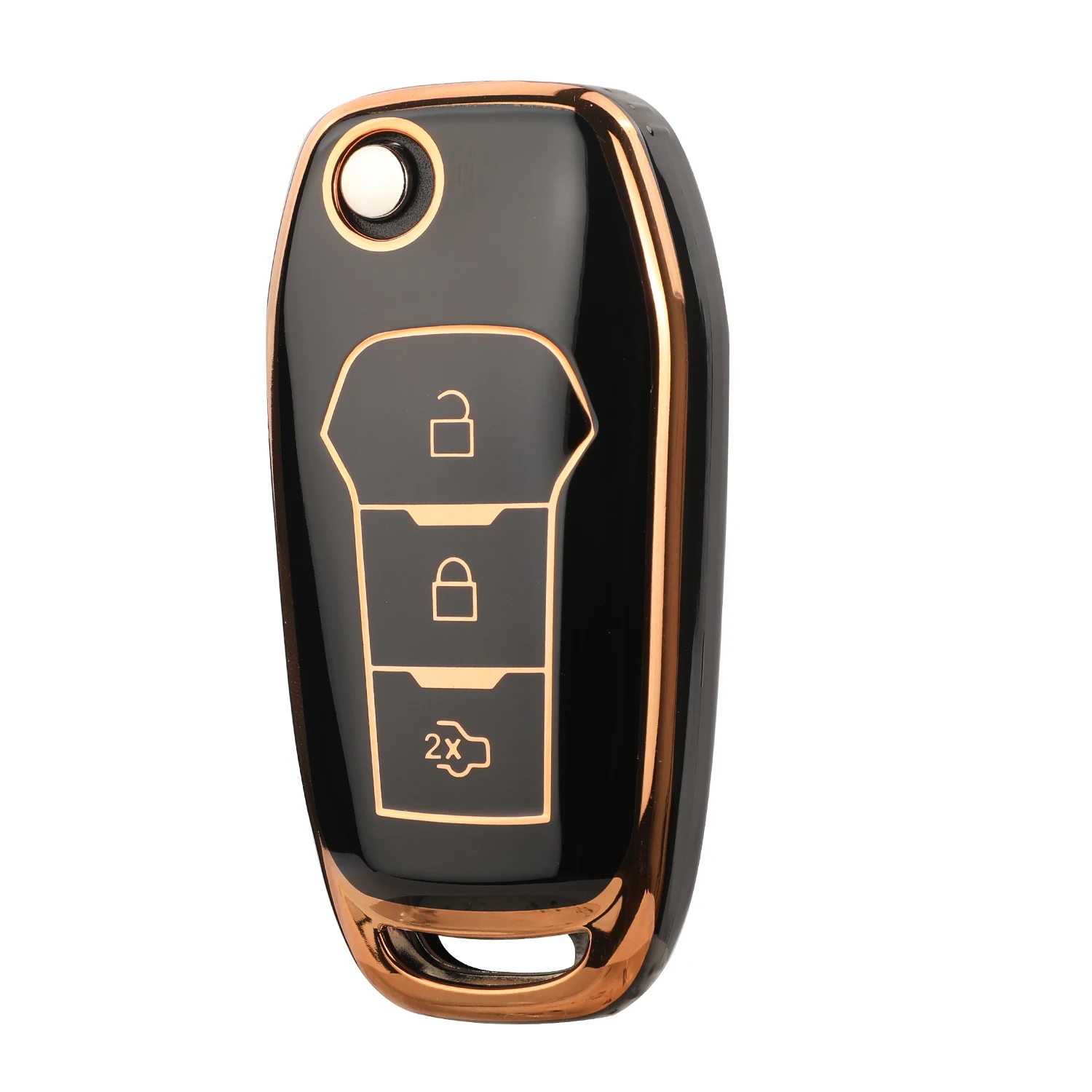 Jingyuqin Новое поступление ТПУ автомобильный брелок для автомобиля брикет Ford