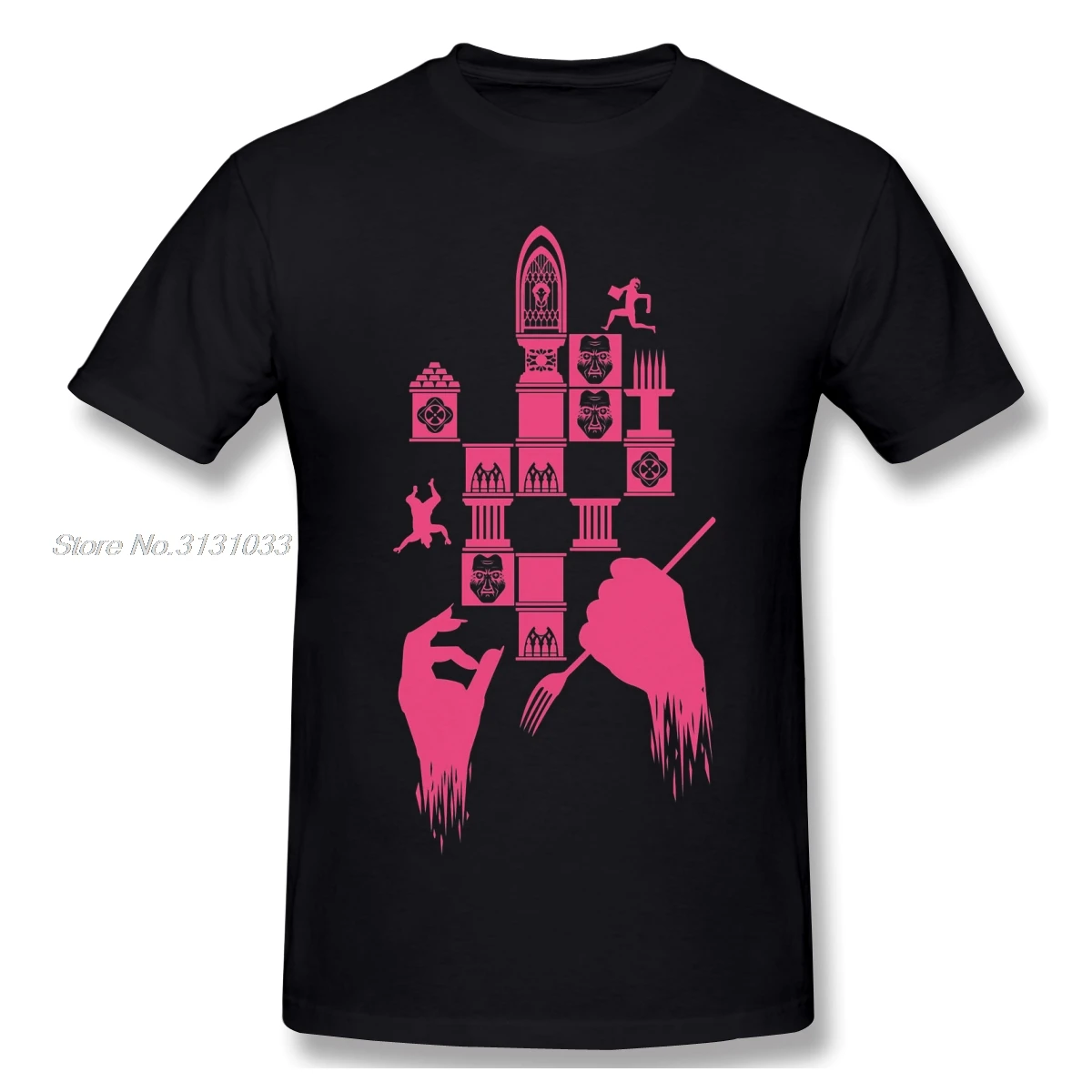 

Черная футболка Persona 5 Homme с надписью «подземное кладбище», Мужская хлопковая футболка, Аниме футболки, уличная одежда в стиле Харадзюку