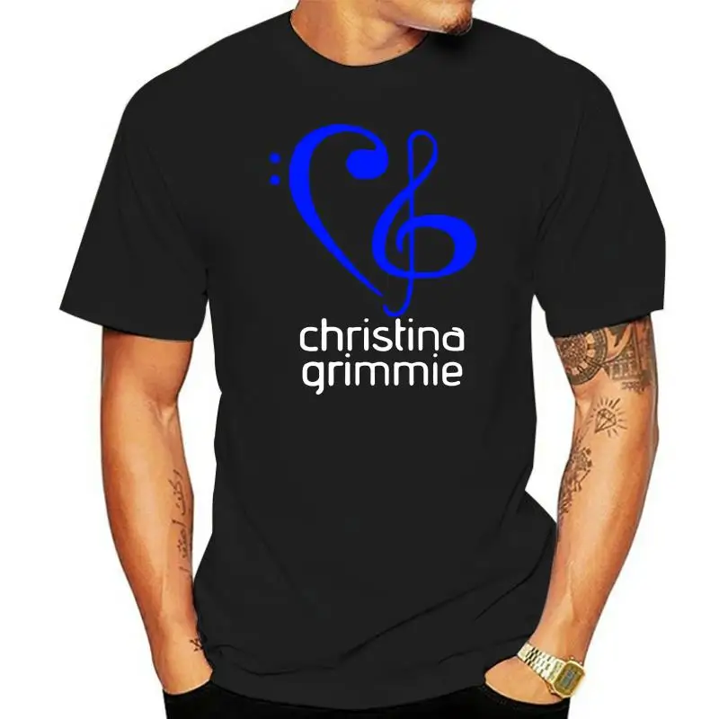

Christina Grimmie Logo Mens Tshirt Tee T Shirt S M L Xl 2xl 3xl Top Harajuku Short Sleeve Shirt