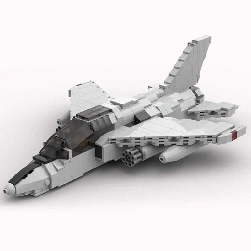 Конструктор Moc модель военного оружия Gnat штурмовой истребитель технология