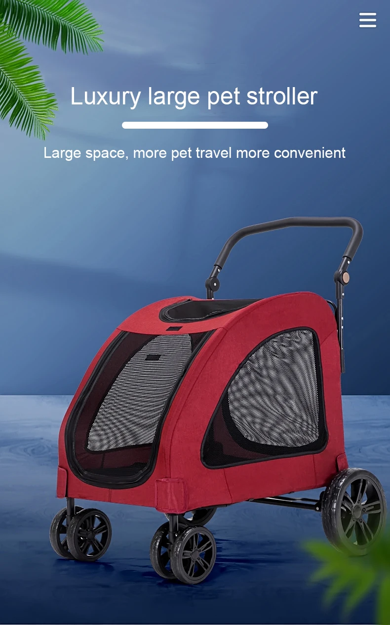 Модная дизайнерская Складная коляска для домашних животных