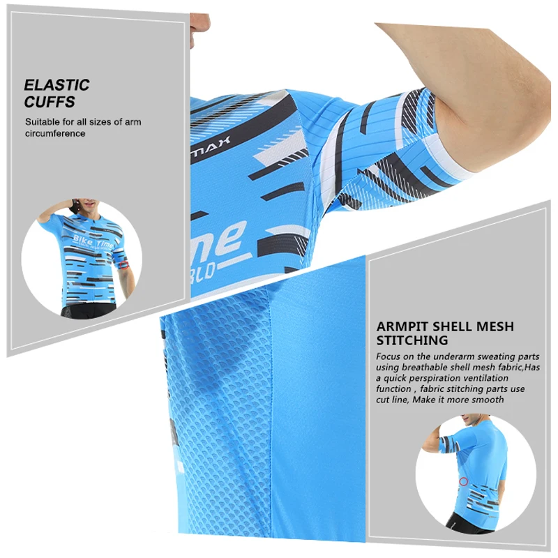 Комплект одежды PHMAX для велоспорта дышащая майка с коротким рукавом летняя