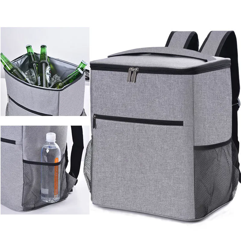 

Picnic Bags Insulated Cooler Backpack Bag Leakproof Lightweight Backpack Refrigerator Bag for Picnic Hiking Camping Lunch 25L
