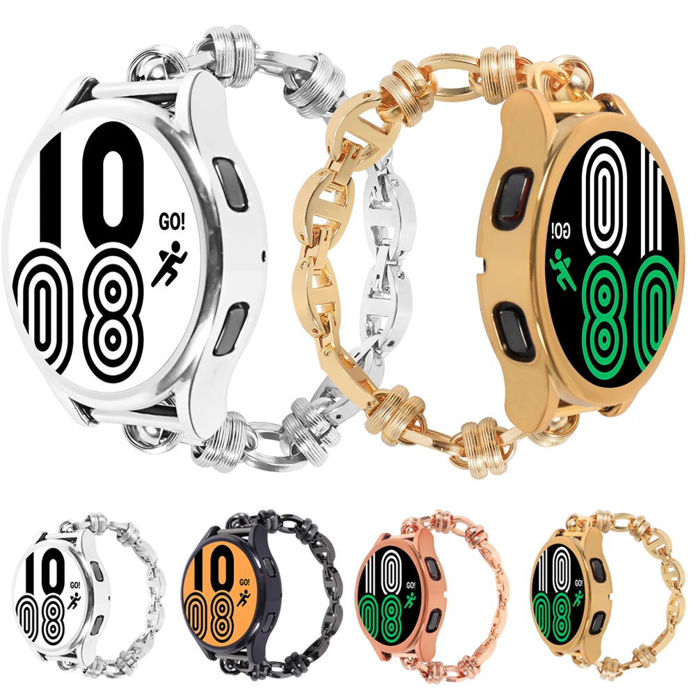 

20mm 22mm Stainless Steel Strap For Samsung Galaxy Watch Classic 4 3 40/44mm 42/46mm 41/45mm Band S3 Active 2 Bracelet Watchband