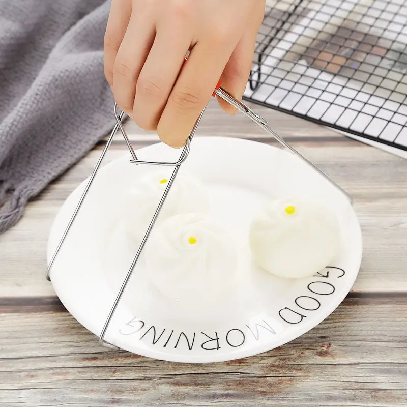 

1pc Useful Stainless Steel Bowl Dish Clip Pot Plate Holder Kitchen Helper Carrier Hot Protection Cooking Tool