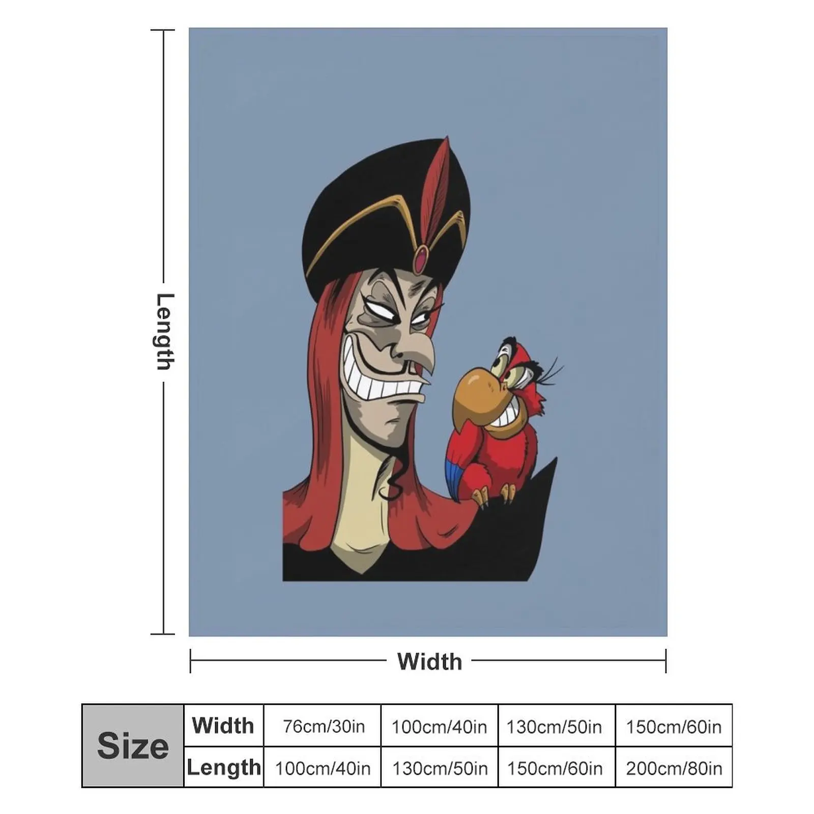 Одеяло Jafar и Iago Одиночные роскошные одеяла