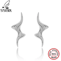 ssteel 925 sterling silver stud earrings womens minimalist designer hypoallergenic earing promise jewellery pendientes mujer
