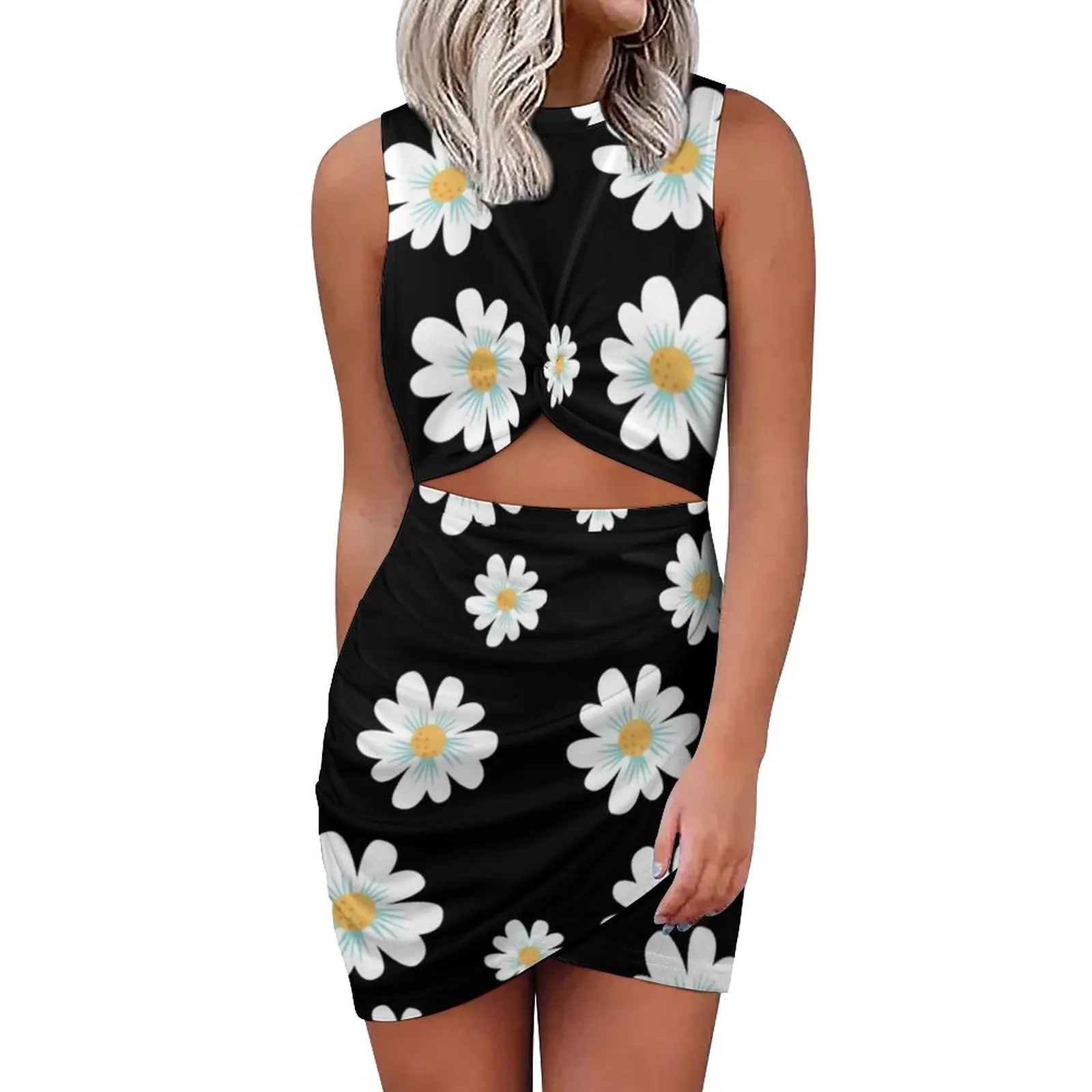 

Женское облегающее платье с цветочным принтом, ажурное платье большого размера 3XL, 4XL, весна