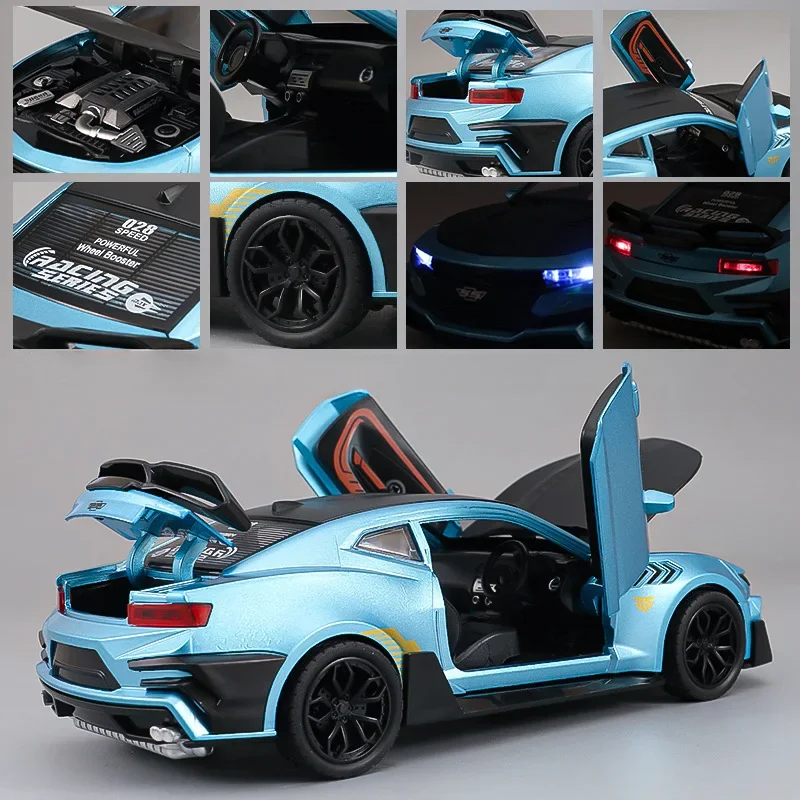 1:24 Chevrolet Camaro Hornet ﻿модель спортивного автомобиля из сплава со звуком и