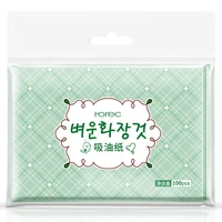 100sheetspack green tea facial oil blotting sheets paper cleansing face oil control absorbent paper beauty makeup tools