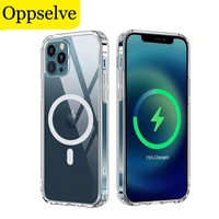 shock resistant protective case for iphone 13 12 mini 11 pro max x xs max xr magnetic cover for magsafe transparent coque fundas