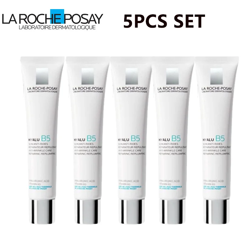 

5PCS La Roche-Posay Hyalu B5 Soin Anti Rides Serum Anti-aging Anti-wrinkle Skin Care Hyaluronic Acid B5 Moisturizing Cream 40ml