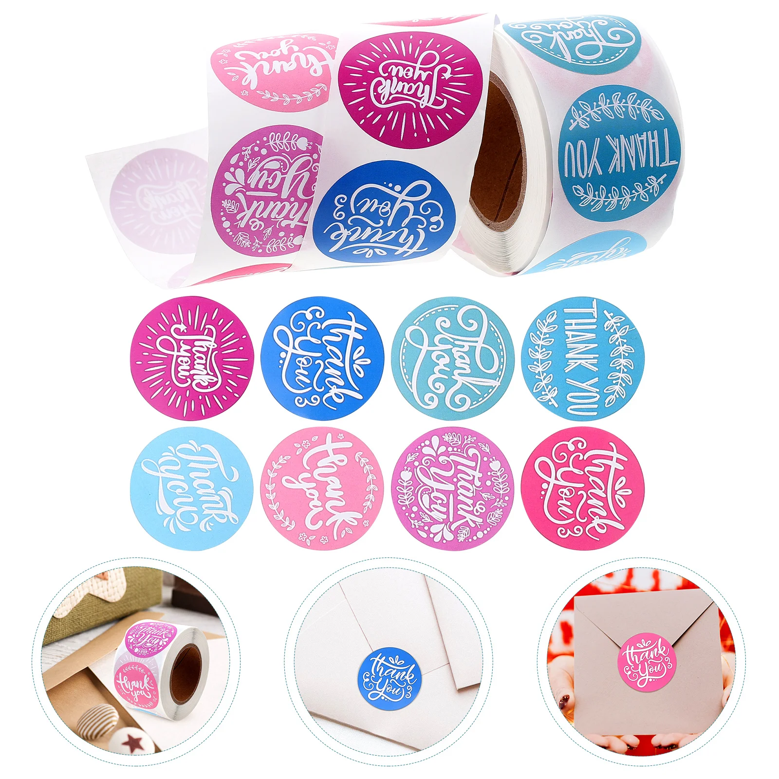 

Stickers Labels Gift Sealing Thank You Sticker Baking Thanks Packagingchristmasenvelopes Wrapping Favor Present Envelope