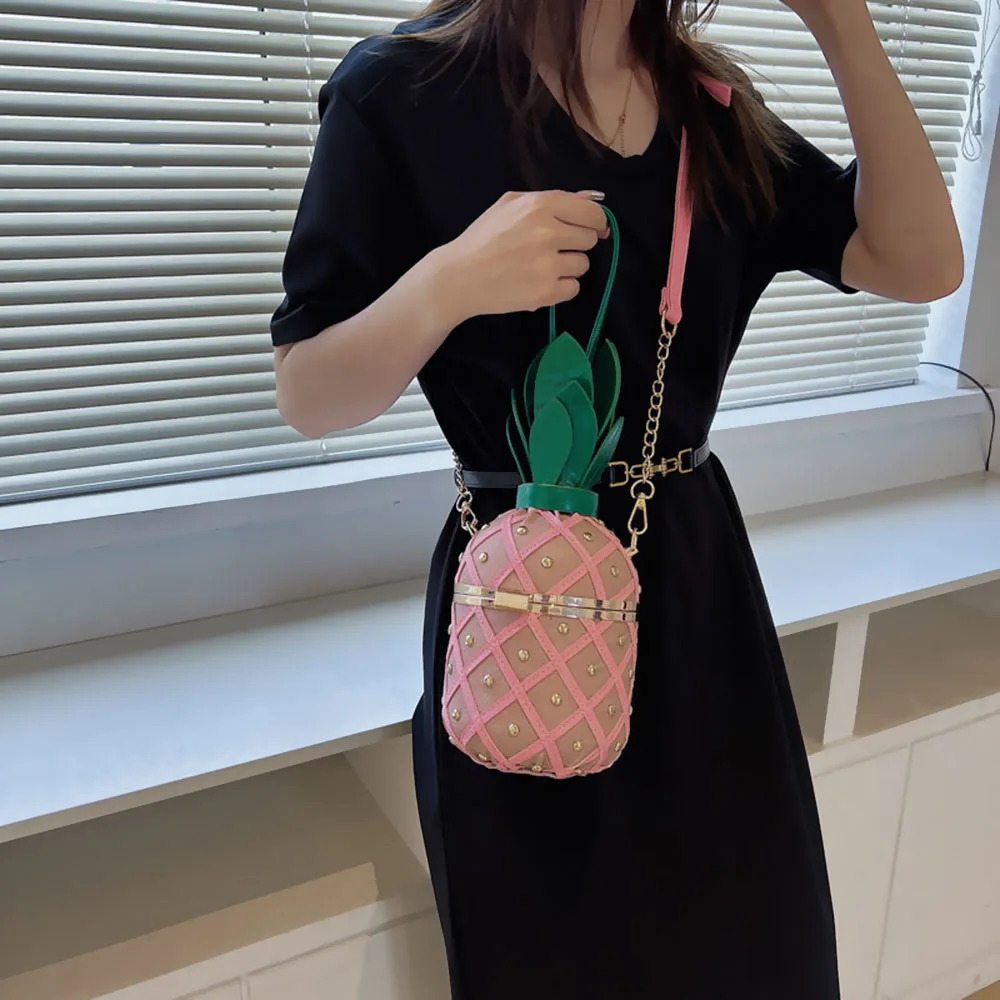 2023 New Arrival Women's Bag with Pineapple Shape - Unique Design, Versatile and Fashionable Shoulder/Crossbody High-quality Bag