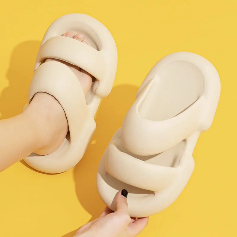 

Шлепанцы для мужчин и женщин, домашние тапочки, Удобная толстая подошва, простые домашние Повседневные тапочки, сандалии, лето 2022