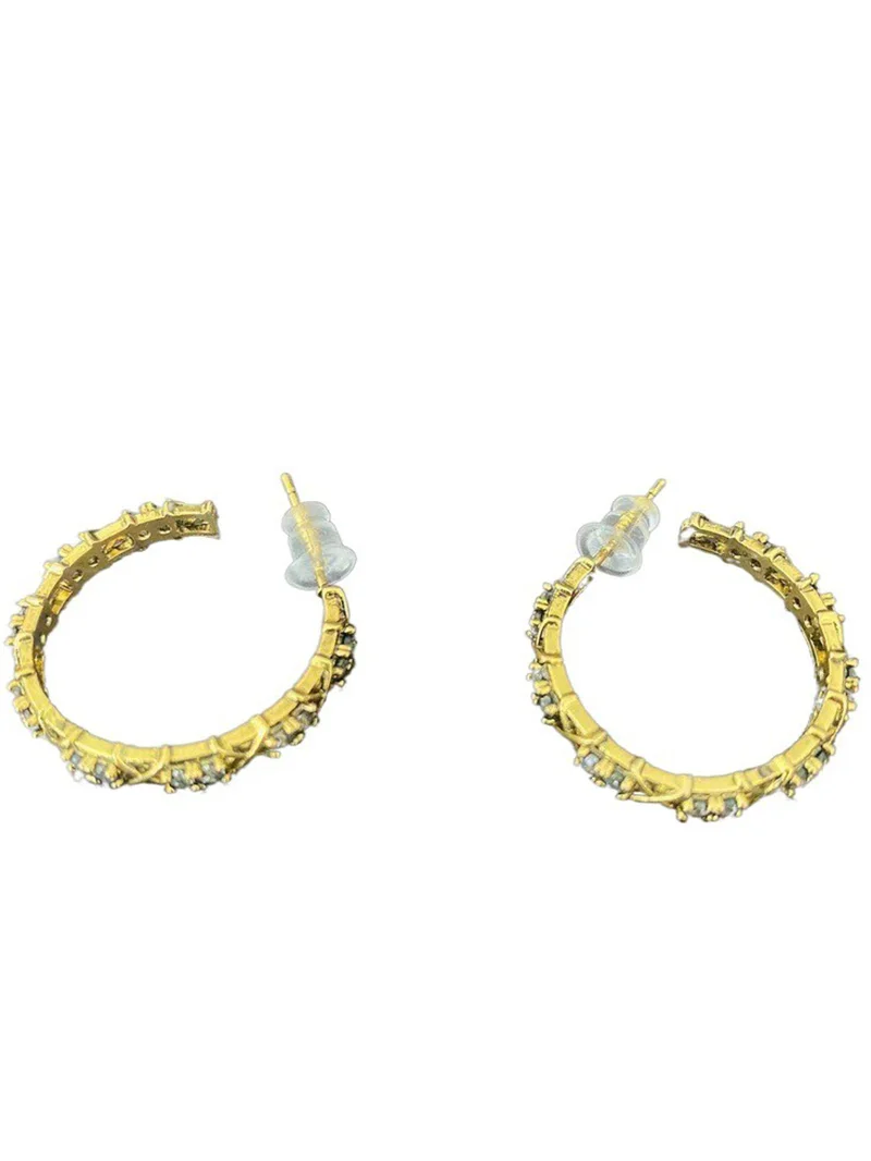 Fashion Vintage Earrings Female Silver Needles With Diamond Earrings Senior Sense Of Temperament Popular Jewelry