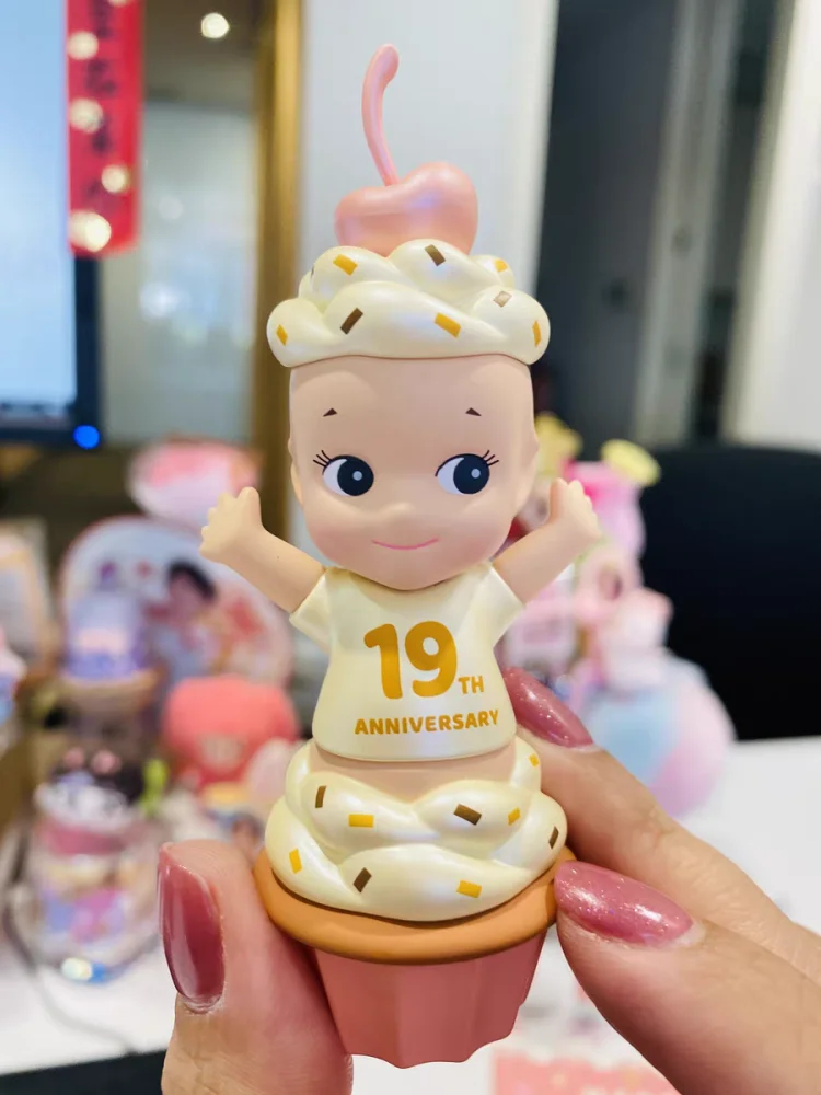 

Sonny Angel Anime Figure 9cm Anniversary Commemorative Collectible Cake Cute Model Doll Cherry Limited Edition Gift Box Girl Toy