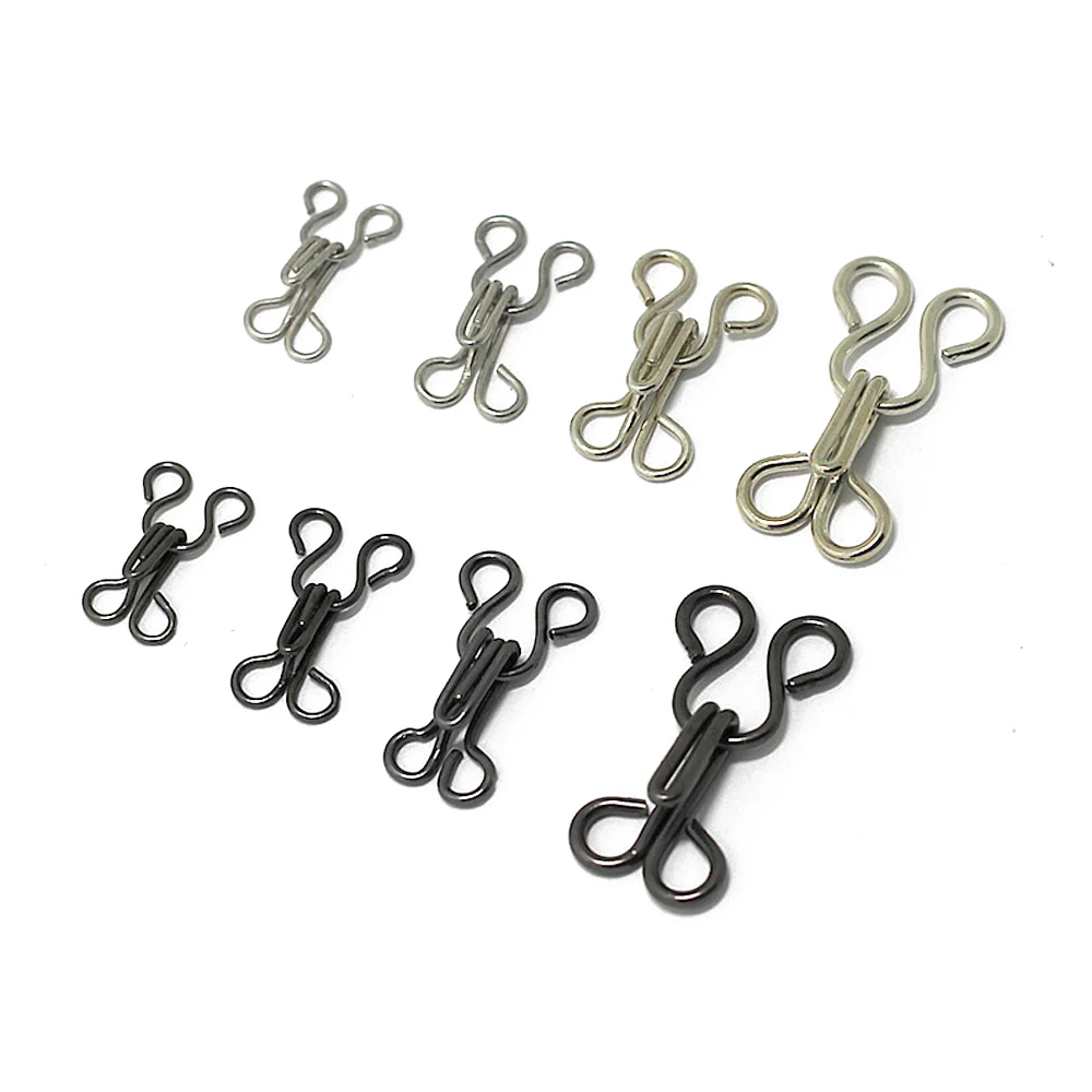 Застежка крючок для одежды. Шубный крючок #025 (золото). Застежка крючок для одежды. Застежка-крючок bg-8149 (никель). Фурнитура крючки для одежды.