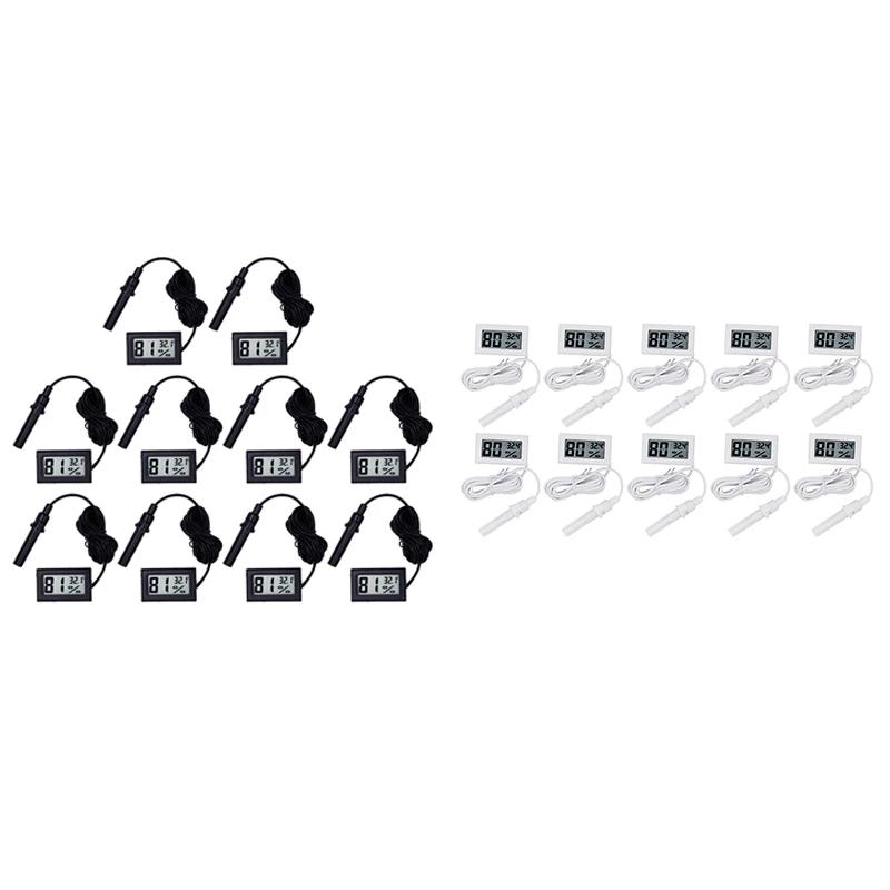 

Термометр-Гигрометр с ЖК-дисплеем, 10 шт.