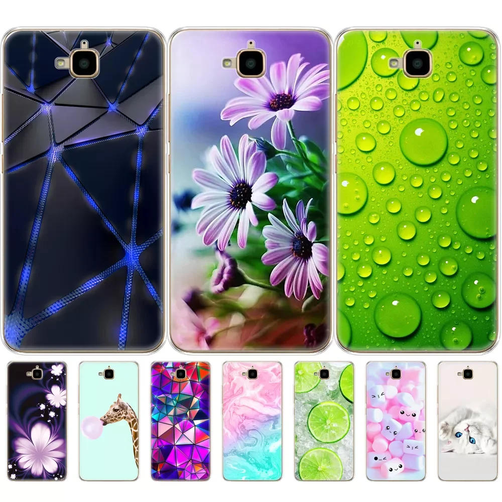 

For Huawei Honor 4C Pro Phone Case Case Honor 4C Pro Cover Huawei Y6 Pro 2015 Silicone Soft Bottom Case TIT-L01 TIT-TL00 Phone