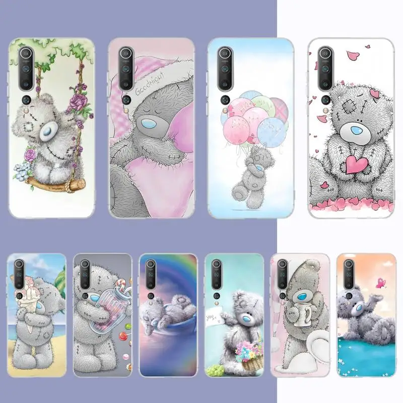 

YNDFCNB Cute Tatty Teddy Phone Case for Samsung S21 A10 for Redmi Note 7 9 for Huawei P30Pro Honor 8X 10i cover