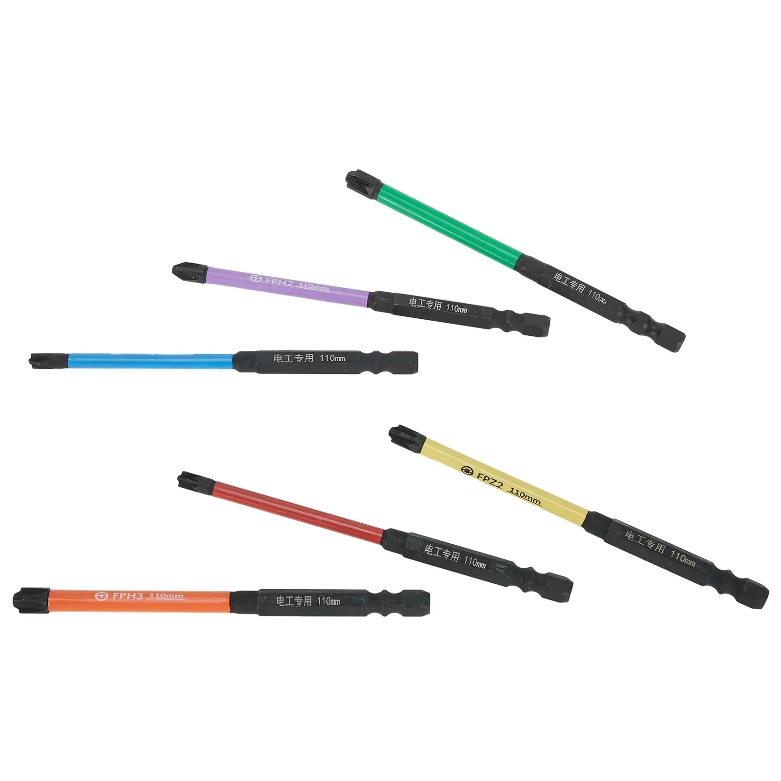 6 шт. 110 мм магнитная отвертка для электрика FPHFPZ специальный шлицевой набор