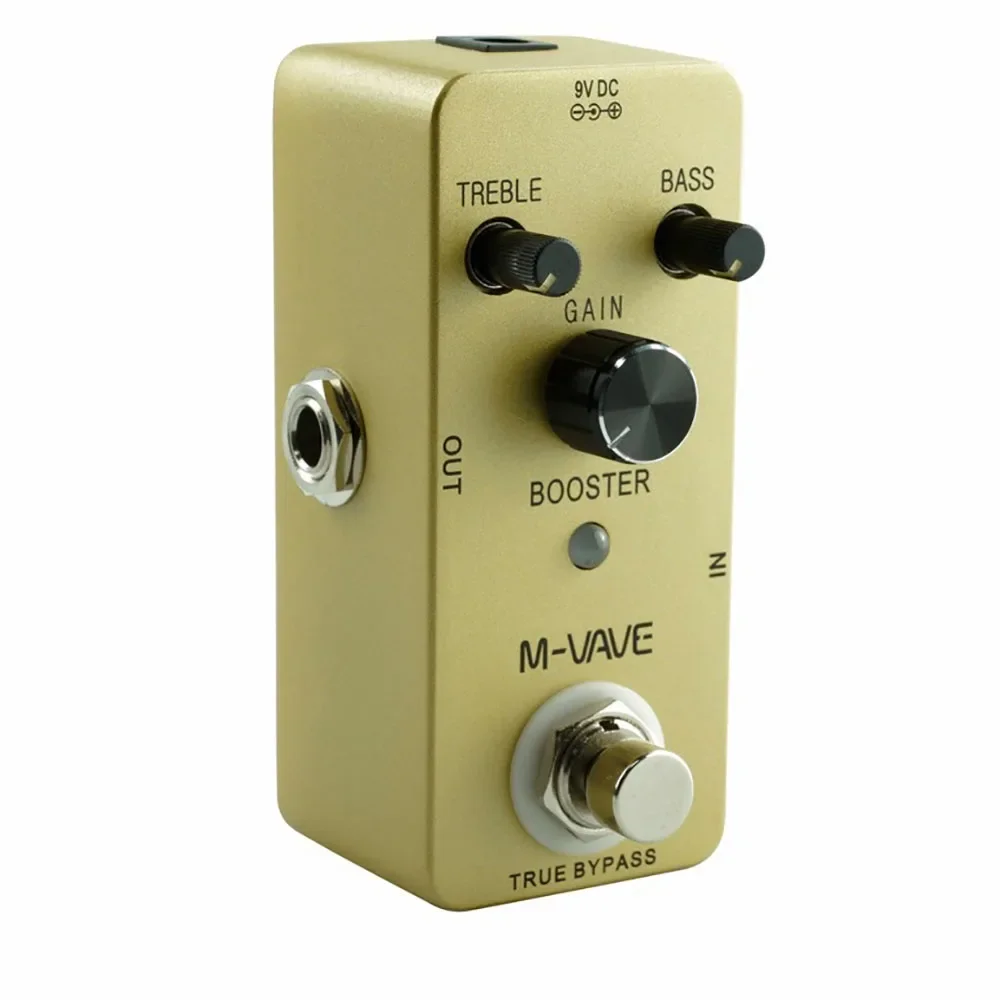 M-VAVE PURE BOOSTER Педаль эффектов для гитары True Bypass Cuvave CUBE BABY Аналоговый металлический