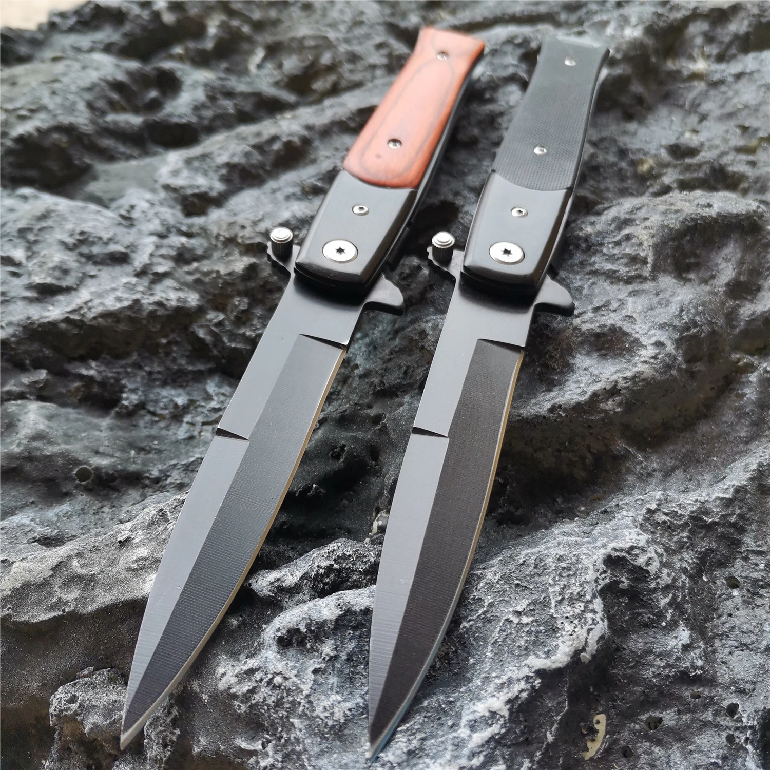 Новый деревянный портативный складной нож G10 карманный Учебный из нержавеющей