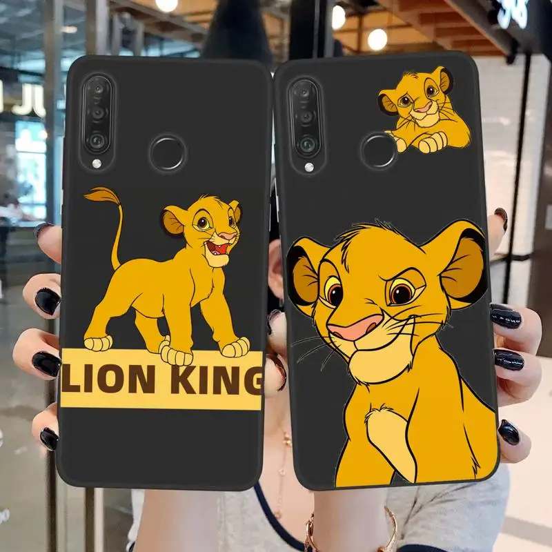 

Simba Lion King Phone Case For Huawei P20 P30 P40 P50 Lite E P Mate 50 40 30 20 Pro