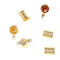 5pcsset e10 straight copper light bulb screw base pcb socket lamp holder circuit electrical test accessories
