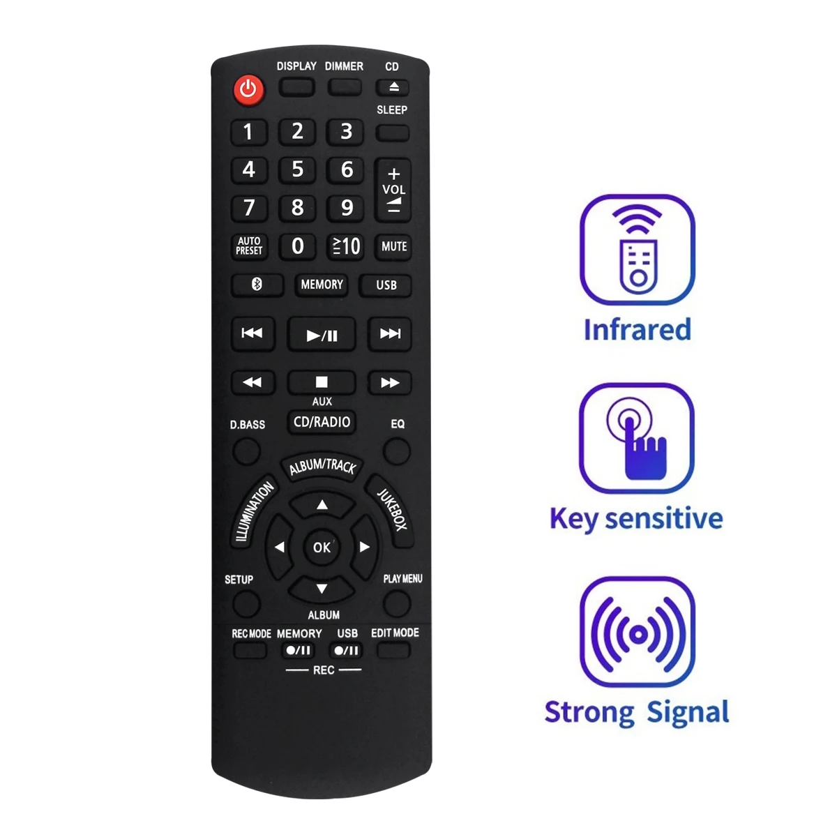 Пульт для Panasonic SA-AKX900 SCAKX300 SA-AKX500 SA-AKX600 BT CD стереосистема
