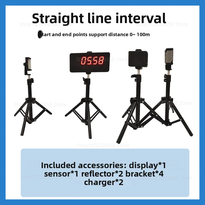 

Лазерный сенсорный таймер для катания на коньках, спринта, бега, бега, время, высокоточный спортивный инструмент