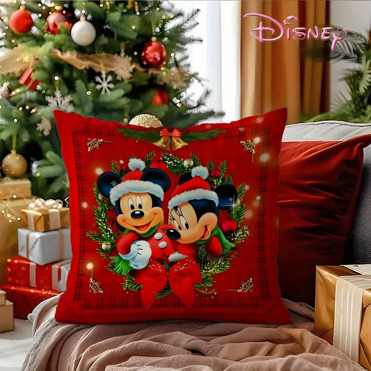 

Наволочка MINISO Рождественский карнавал с Микки и Минни Диснея