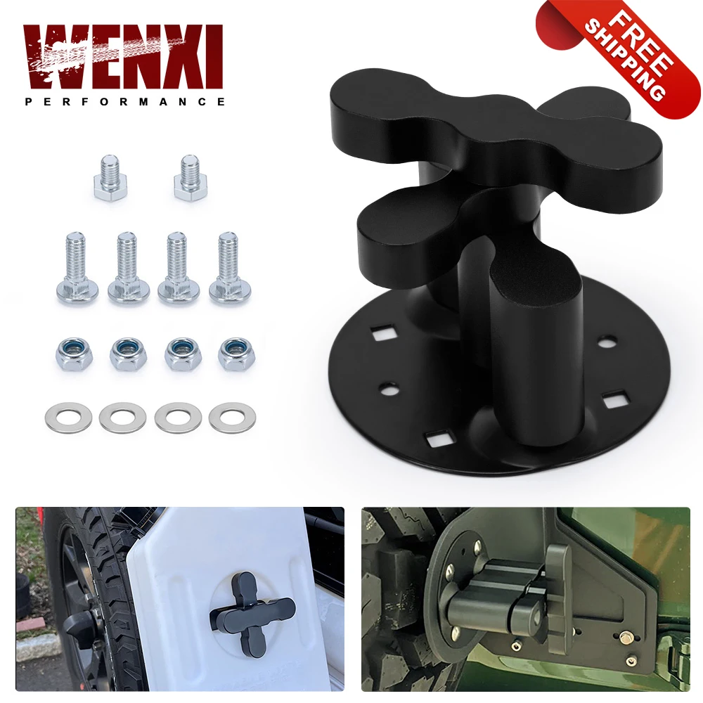 

Gas Can Pack Mount Lock Double Locking Mount Handle Fuel Tank Bracket For Standard Gasoline Pack Water Pack Mount Cargo Racks