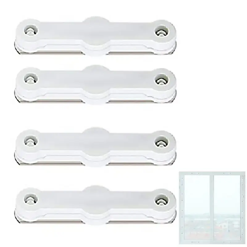 

Screen Window Fixing Clip Free Punching Mesh Holder No Trace Child-Mother Buckle Non-Magnetic Fixing Clip Installation Buckle