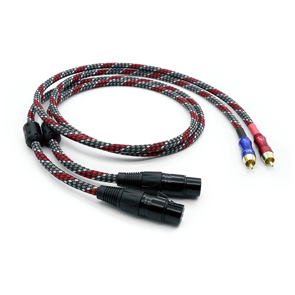 CANARE L-4E6S 5N occ copper XLR к RCA аудио интерконнекторному кабелю с разъемом NEUTRIK